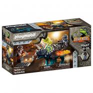 playmobil dino rise: 70627 triceratops battle for the legendary stones