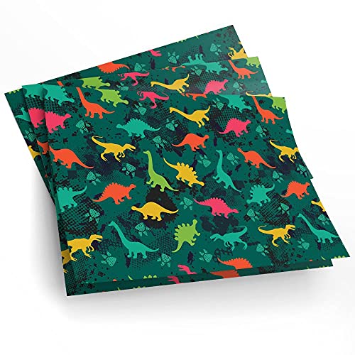 dinosaur camouflage pattern eco-friendly wrapping paper