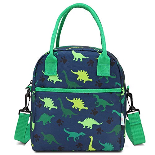 Blue & Green Dinsaour Lunch Bag