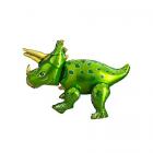 green triceratops party balloon - helium or air Main Thumbnail