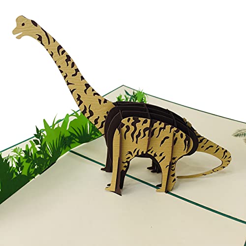 pop up brontosaurus birthday card