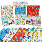7 Pack Assorted Dinosaur Birthday Wrapping Paper Main Thumbnail