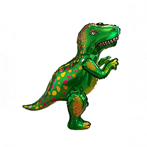 Green T-Rex Standing Party Baloon