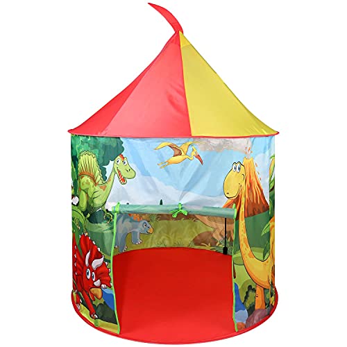  soka play tent green pop up dino dinosaur indoor or outdoor garden playhouse tent for kids