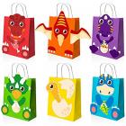 18 assorted dinosaur party bags with handles Main Thumbnail
