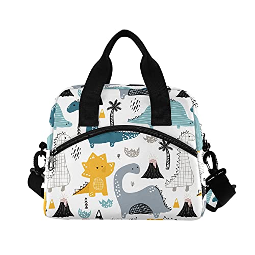 View the best prices for: white dinosaur lunch bag