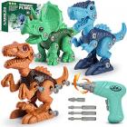 take apart dinosaur toys with construction tools Main Thumbnail