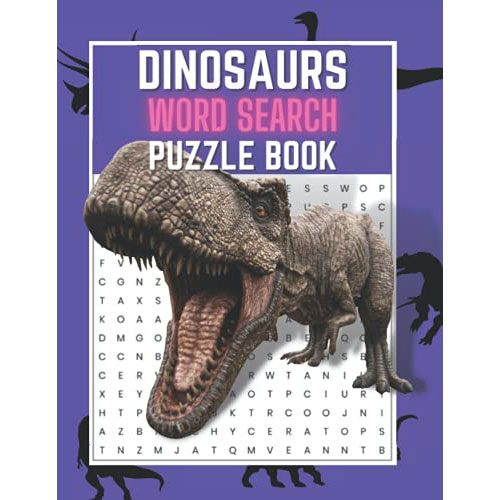dinosaurs word search puzzle book