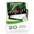 20 x dinosaur birthday party invites with envelopes - olivia samuel Main Thumbnail