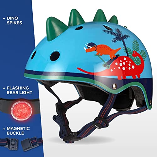 View the best prices for: micro scooters deluxe 3d helmet small 46-54cm dinosaur boy girl scooting bike cycle nursery child toddler