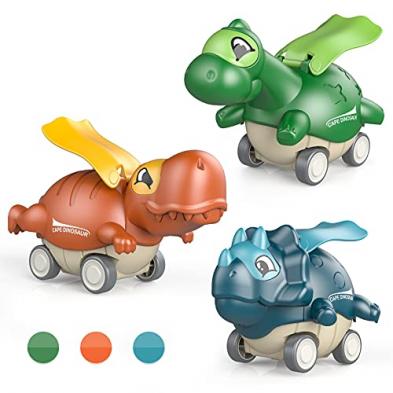 super dinosaur press & go toy cars