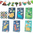18 x dinosaur goodie bags with stickers and banner Main Thumbnail
