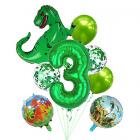 3rd birthday dinosaur balloons x 9 Main Thumbnail