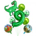 9th birthday dinosaur balloons x 9 Main Thumbnail