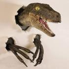 velociraptor wall mount with claws Main Thumbnail