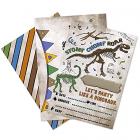 fossil dinosaur party invitations - 20 set including envelopes Main Thumbnail