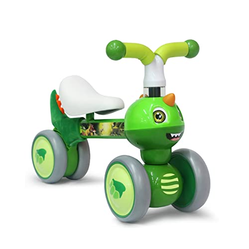 View the best prices for: xiapia baby balance bike toddler tricycle for 1-3 year old boys girls ride-on toys 10-36 months kids walker first birthday gifts indoor outdoor, no pedals (dinosaur)