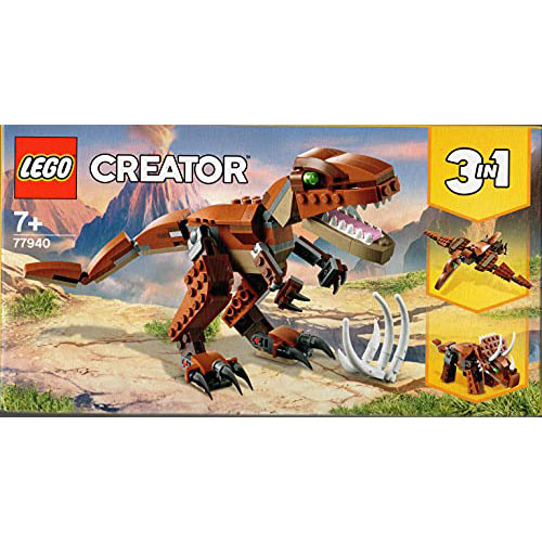 lego creator - 77940 brown mighty dinosaur - uk exclusive