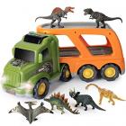 dinosaur truck with light & sound including 6 dinosaur figures Main Thumbnail