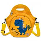 bright yellow dinosaur lunch bag Main Thumbnail