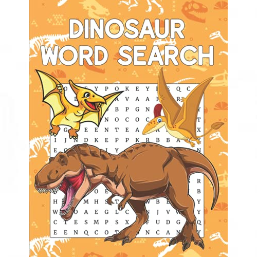 dinosaur word search activity book