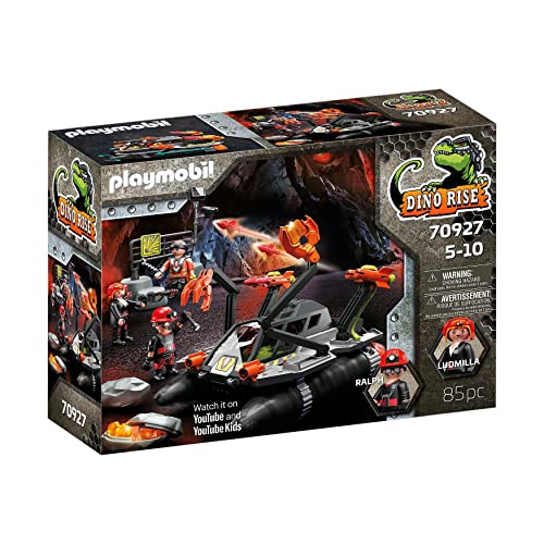 playmobil dino rise 70927 comet corp. demolition drill, with tunnelling machine