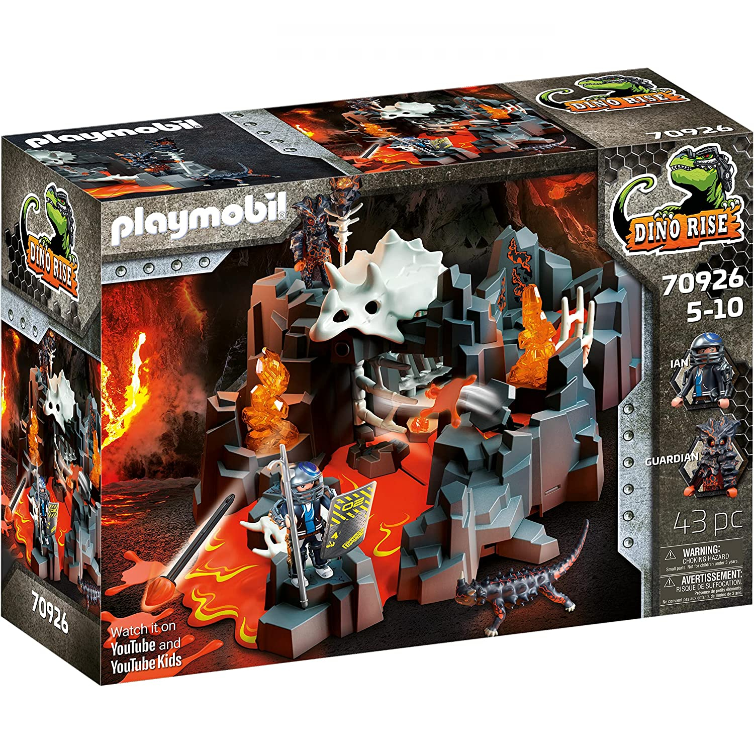 playmobil dino rise 70926 guardian of the lava mine