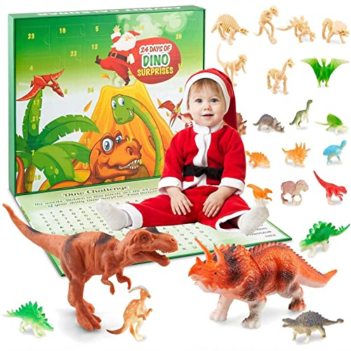dinosaur toys christmas advent calendars for kids
