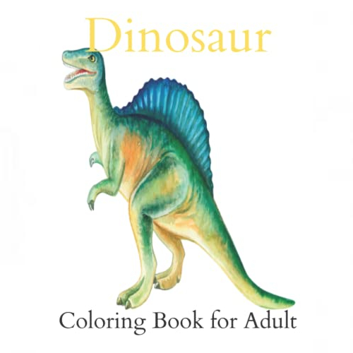 dinosaur coloring book for adult