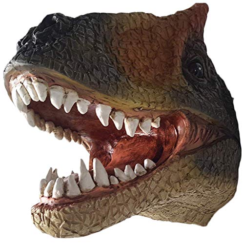 handmade wall mounted t-rex dinosaur head
