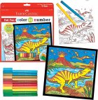 Faber Castell Foil Fun Paint by Number T-Rex kit Main Thumbnail