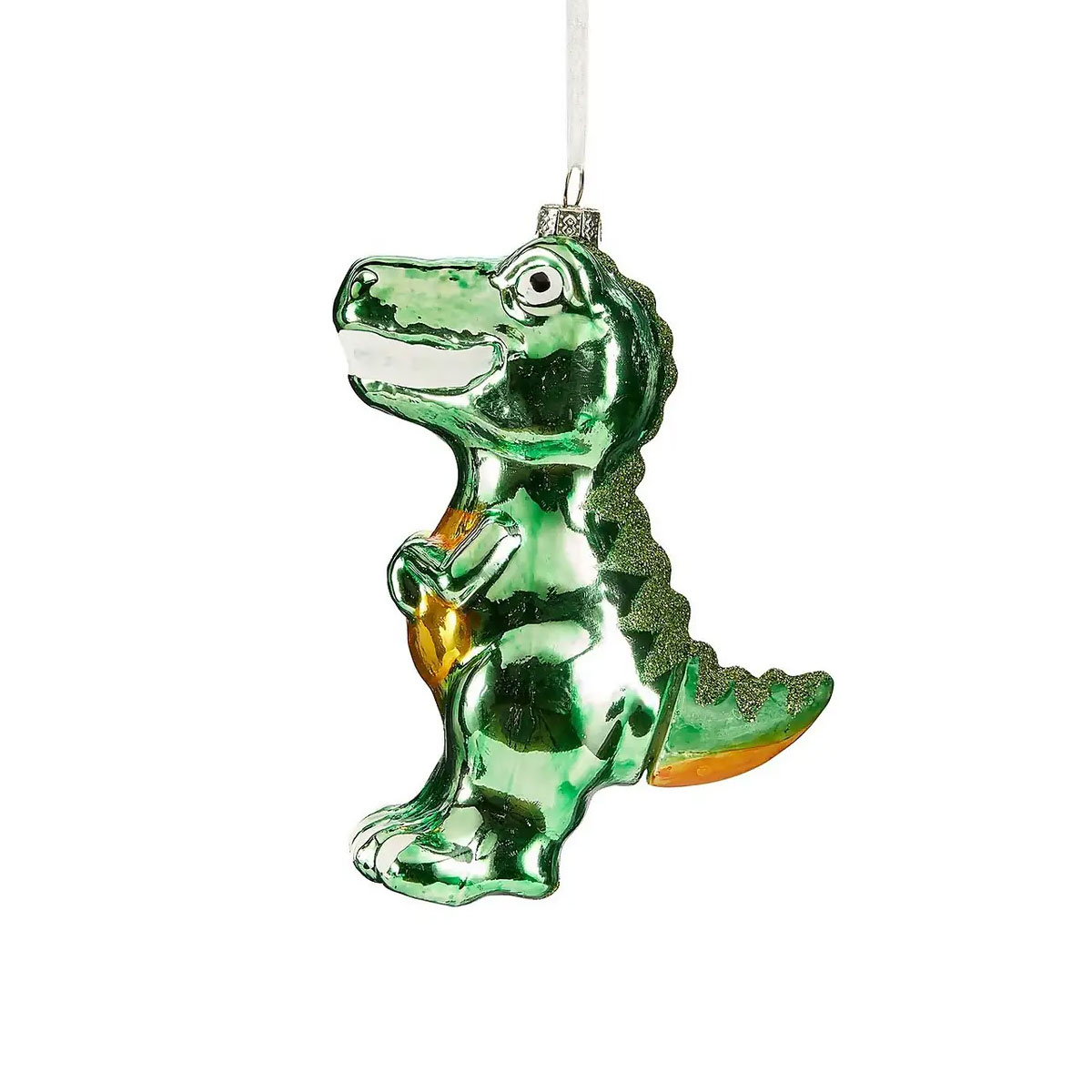 glass dinosaur hanging christmas tree decoration