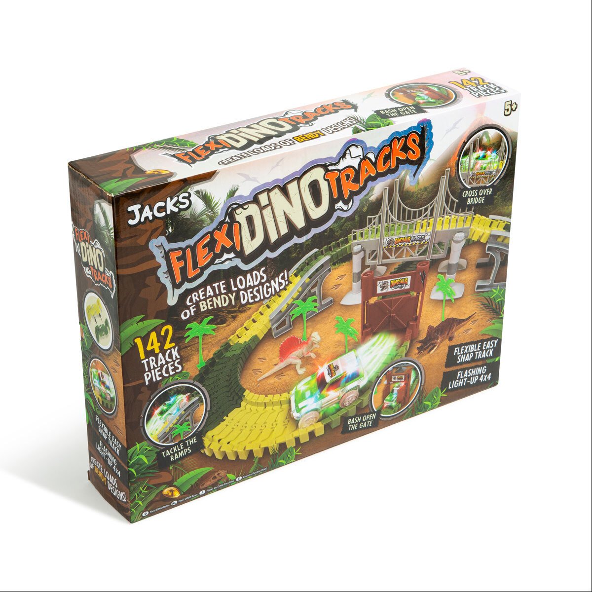 Jack’s Flexi Dino Tracks Playset
