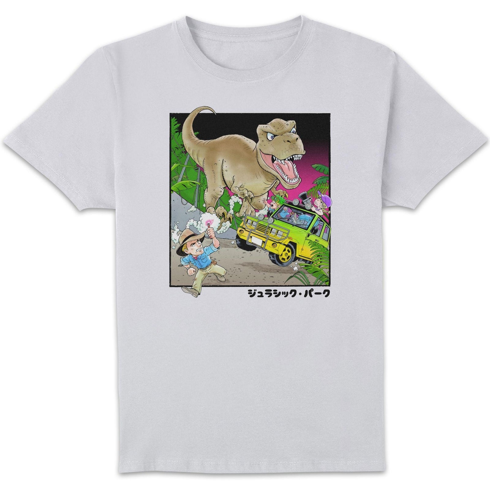 Jurassic Park Anime Flare Scene Anime Unisex T-Shirt