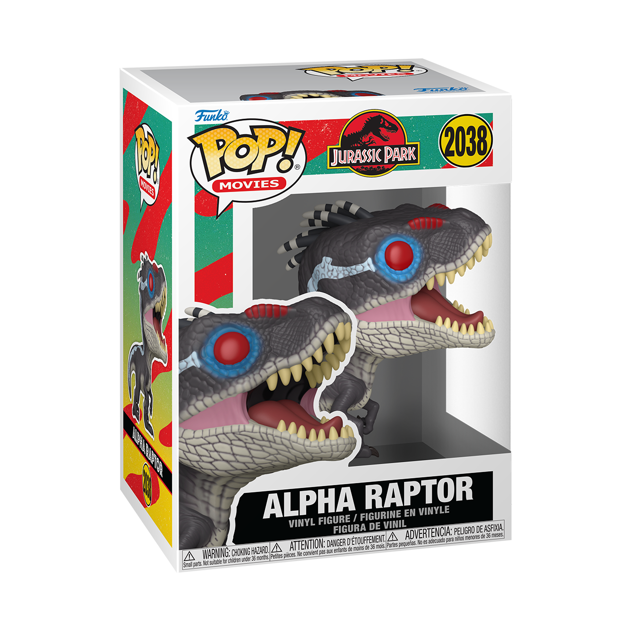 Jurassic Park Funko POP! Velociraptor Alpha Raptor Vinyl Figure