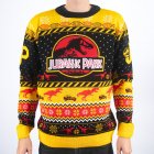 Jurassic Park Logo Knitted Christmas Jumper - M Main Thumbnail