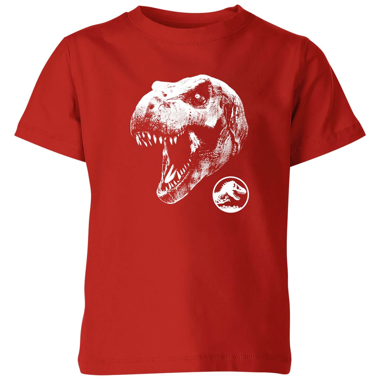  Jurassic Park T Rex Kids' T-Shirt - Red - 11-12 Years