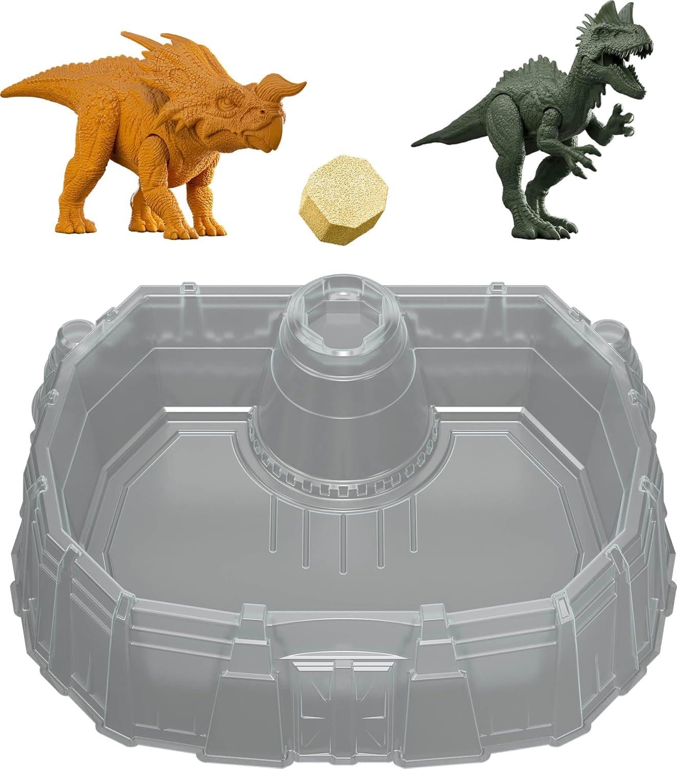 View the best prices for: Jurassic World Dino Reveal Dinosaur 2-Pack Battle Arena Assortment