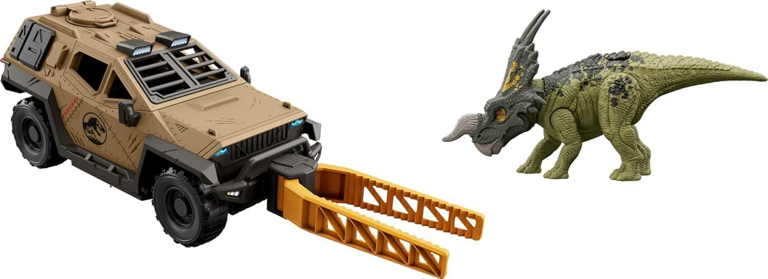 Jurassic World Mission Mayhem Truck & Dinosaur Set
