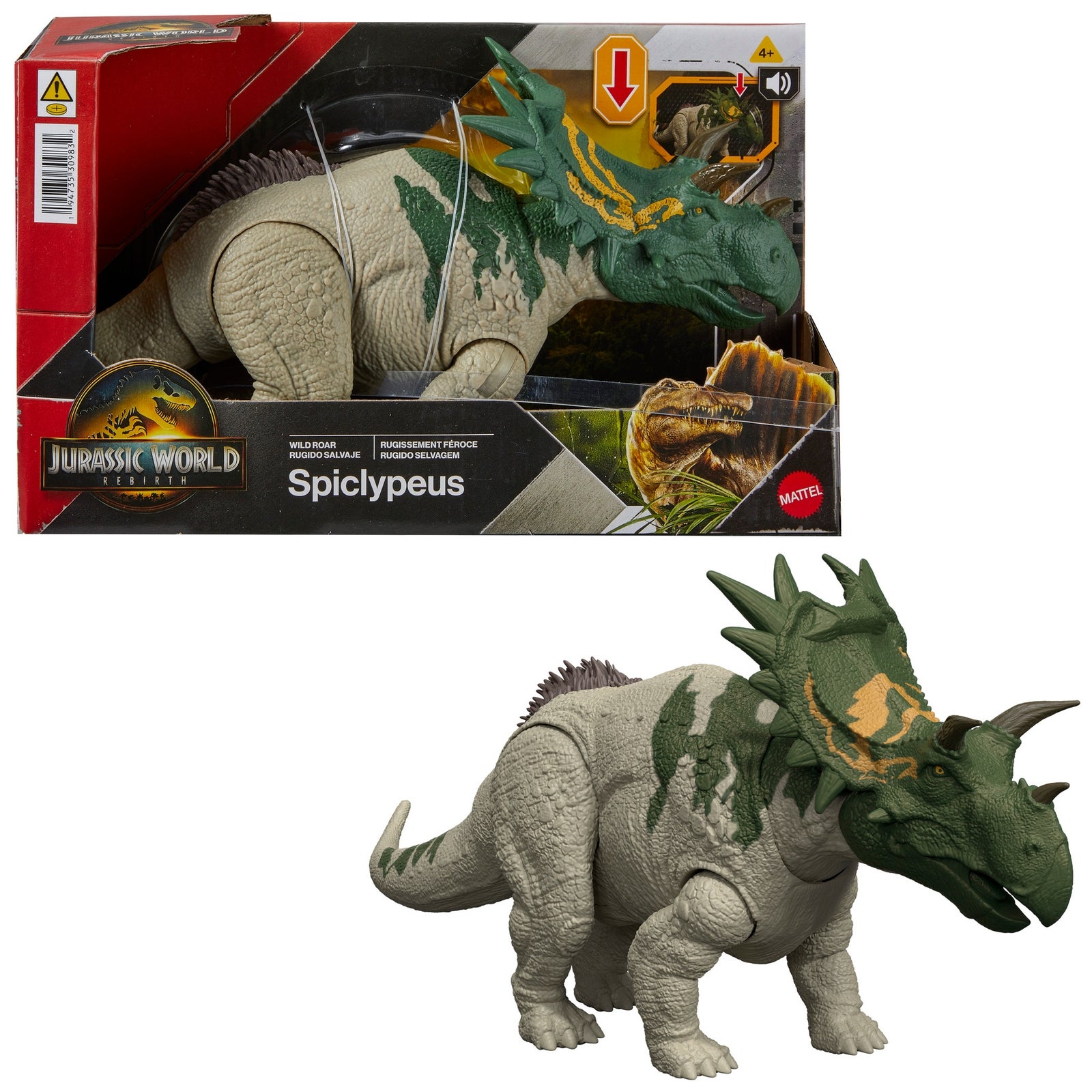 View the best prices for: Jurassic World Saga Wild Roar: Spiclypeus Dinosaur Figure