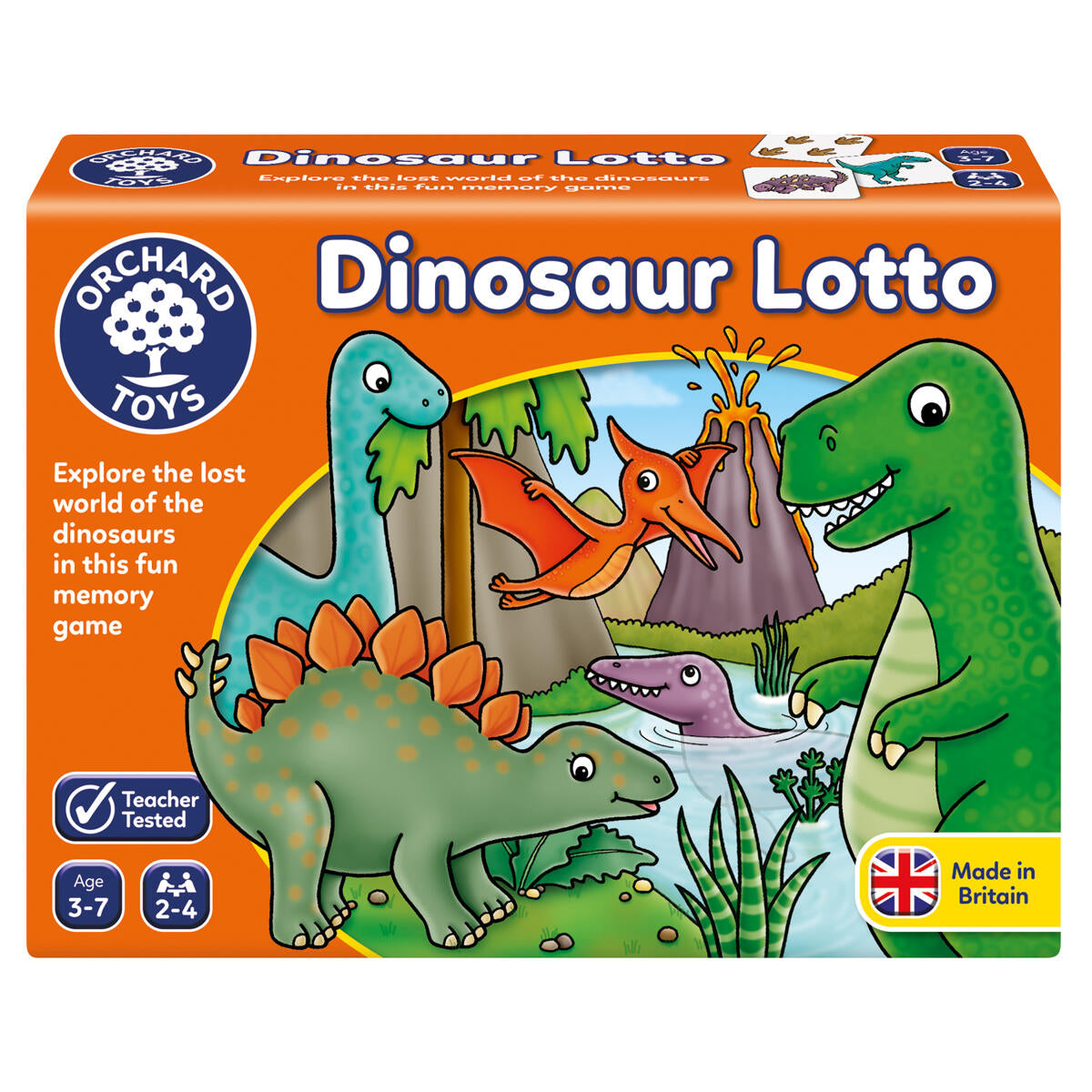 orchard toys dinosaur lotto game