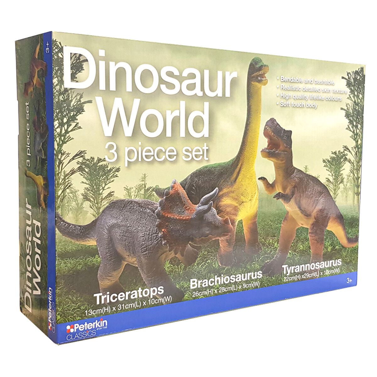Dinosaur World 3 Piece Set of Figures