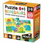 headu puzzle 8+1 dinosaurs Main Thumbnail