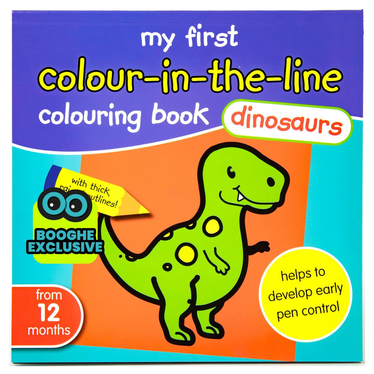 View the best prices for: my first colour-in-the-line colouring book dinosaurs