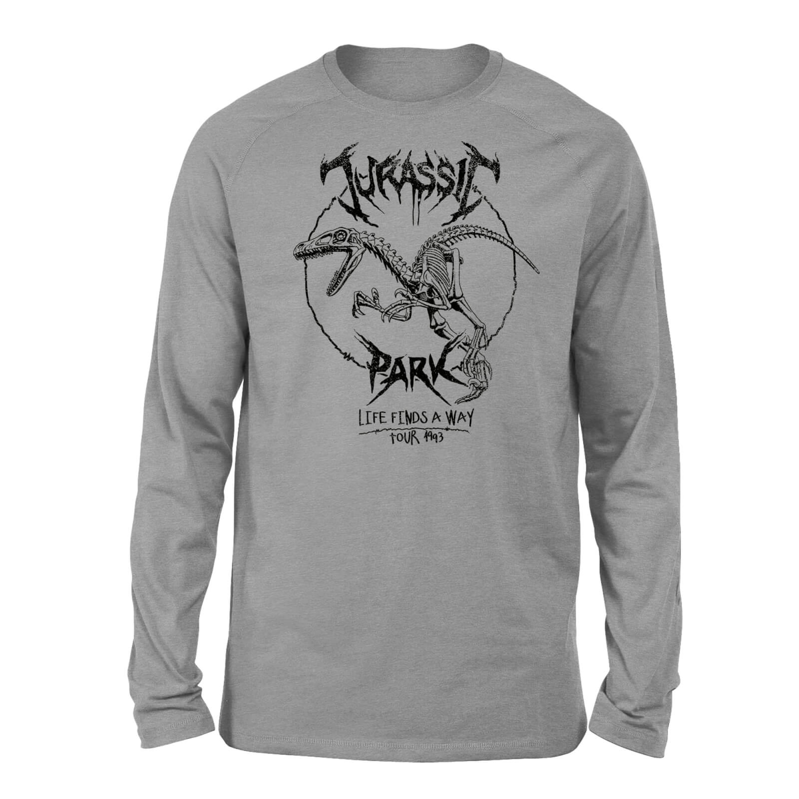 jurassic park raptor drawn unisex long sleeved t-shirt