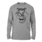 jurassic park raptor drawn unisex long sleeved t-shirt Main Thumbnail
