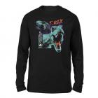 jurassic park t-rexes unisex long sleeved t-shirt Main Thumbnail