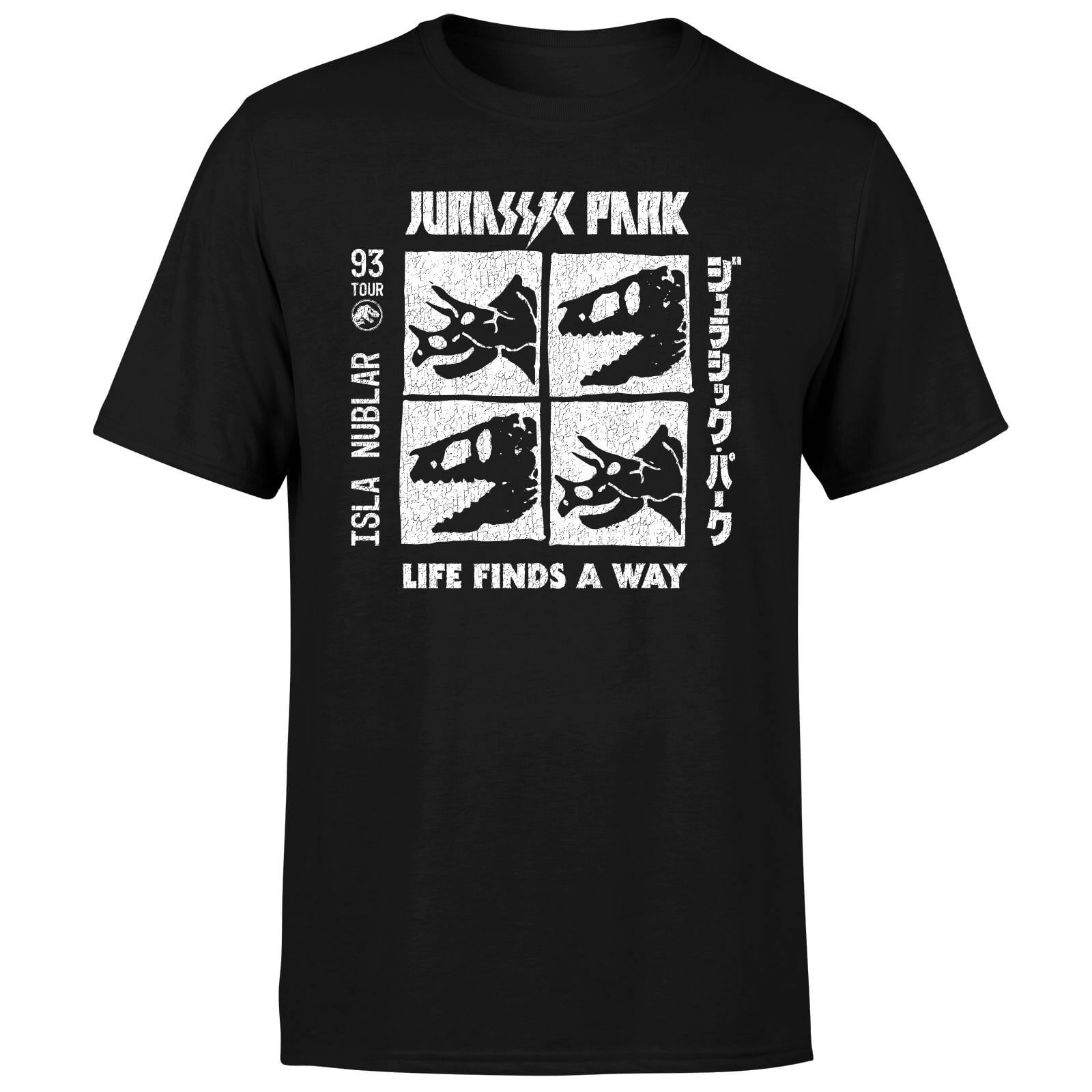 jurassic park the faces mens t-shirt