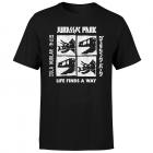 jurassic park the faces mens t-shirt Main Thumbnail