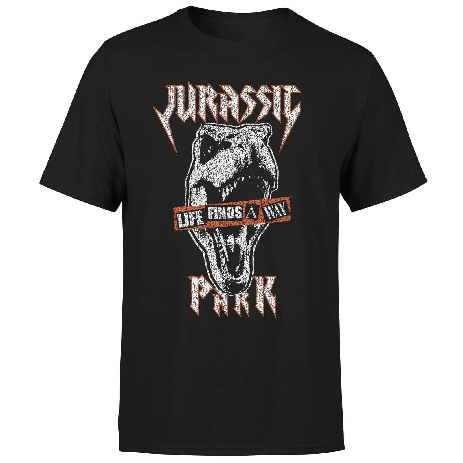 jurassic park rex punk mens t-shirt